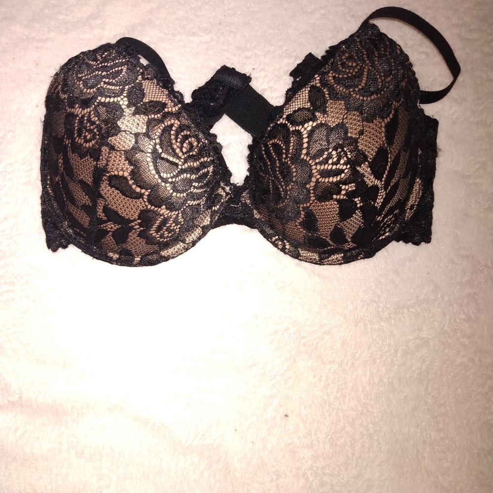Elegant Black Lace Bra